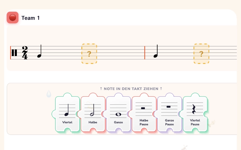 Taktpuzzle Screenshot